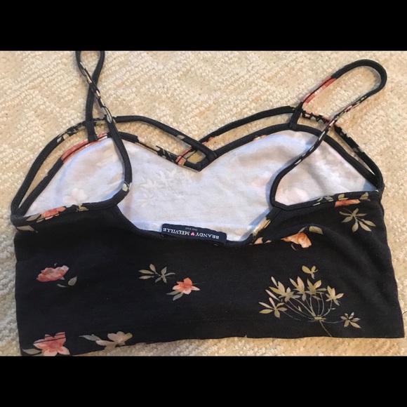 Jeanne Brandy Melville Floral Bralette - Picture 2 of 2